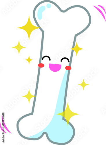 Healthy Bone face illustration