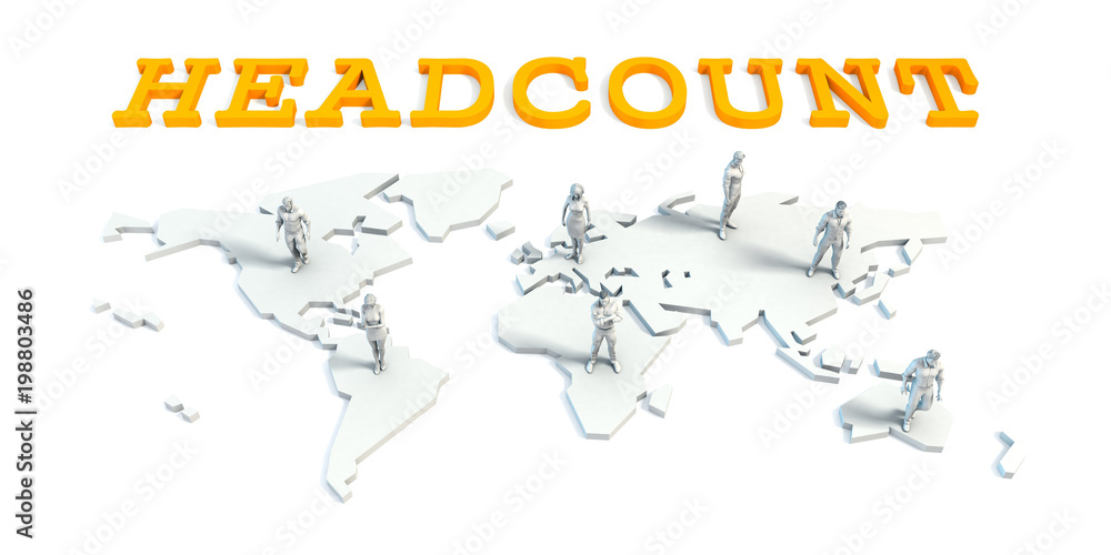  headcount Concept with Business Team