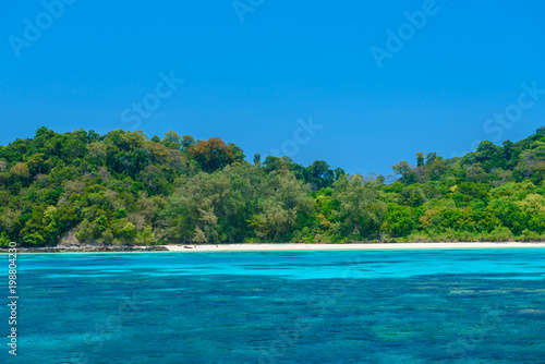 Rok island,beautiful nature island in Thailand Krabi © Atip R