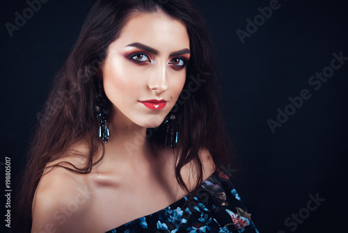 Young girl with beauty make up
