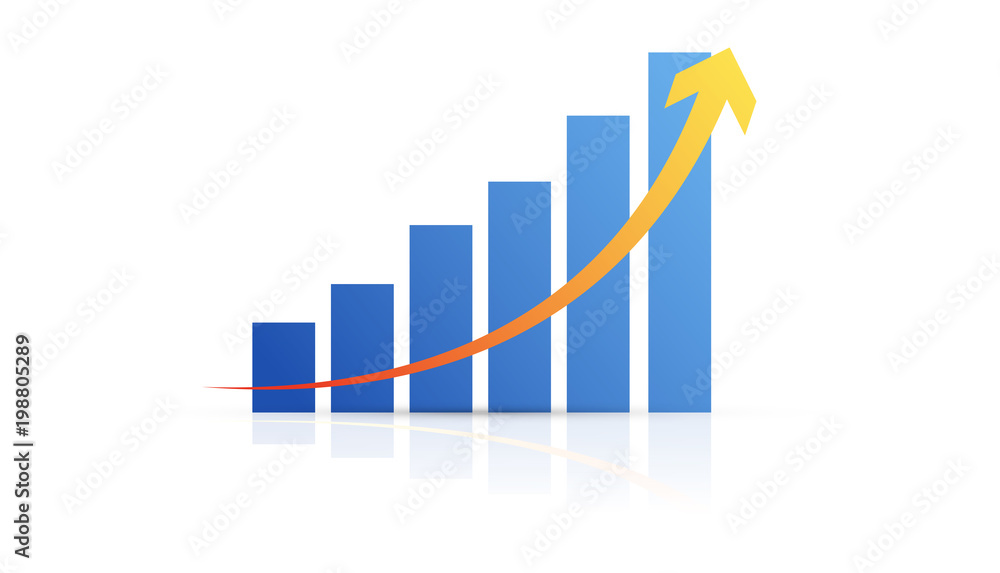 grafico economia, istogrammi, statistiche