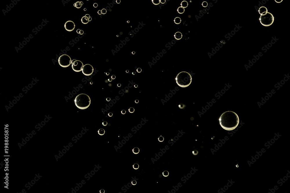 Dark shiny bubbles