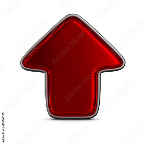 red arrow on white backgrou...