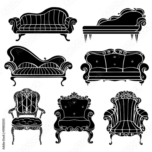 Furniture chair, armchair, throne, sofa, couch, divan, bed