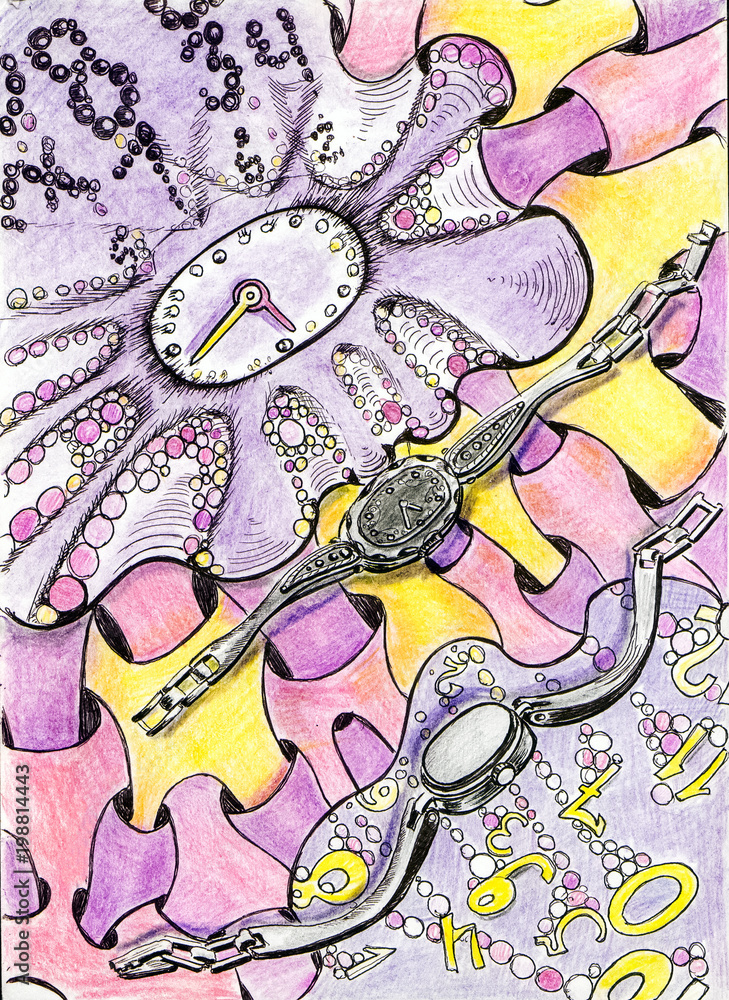 Infinity watch markers drawings Infinity watch markers drawings