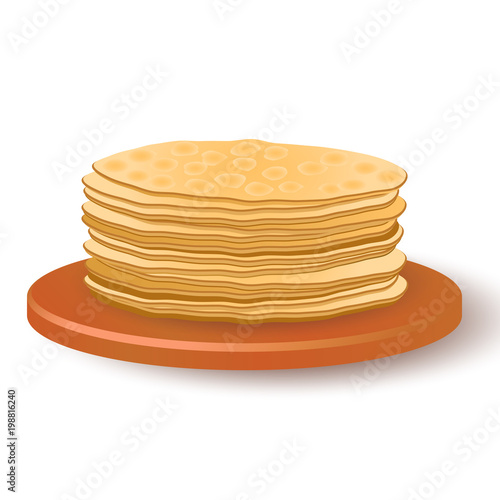 A stack of delicious delicious pancakes
