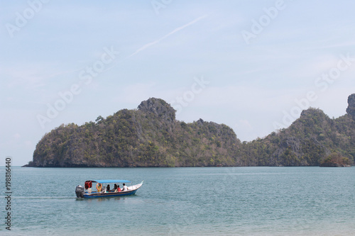 People relaxing at beautiful beach, langkawi island, Malaysia, Asia 31 March, 2018