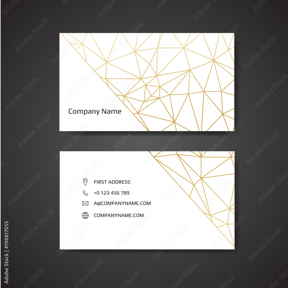 Fototapeta Set of engineering business card. Engineering drawings. vector illustration