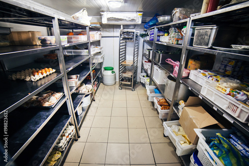 pantry with food