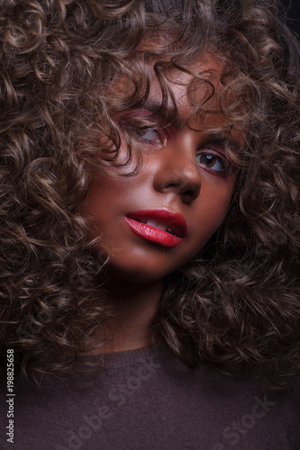 Wallpaper Mural Portrait of a beautiful teen girl with a creative make-up . Torontodigital.ca