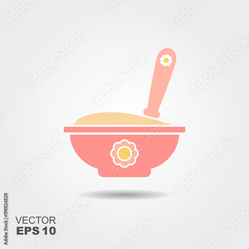 Baby food icon