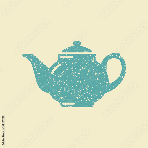 Teapot vector icon, tea symbol.