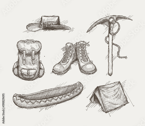 Vintage travel gear