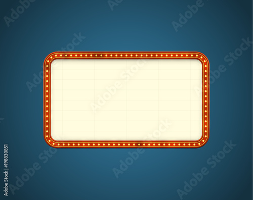 Rectangle road billboard