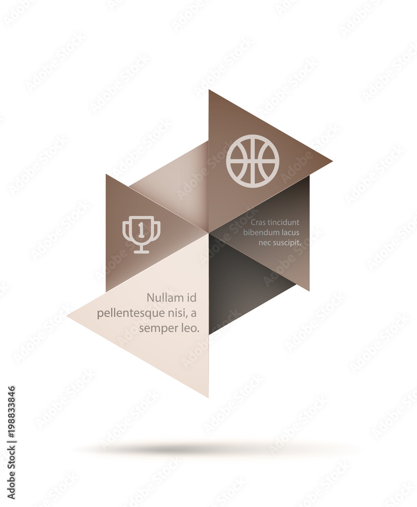 Abstract triangles shape Abstract triangles shape