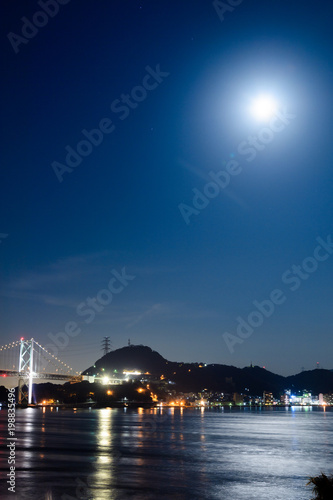 唐戸市場から見る関門橋夜景 © doraneko777