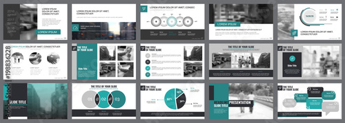 Fifteen Accounting Slide Templates Set