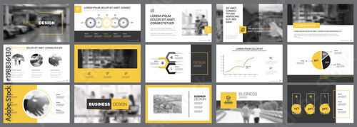 Fifteen Analytics Slide Templates Set
