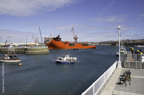 Puerto pesquero de Santurce, Spain