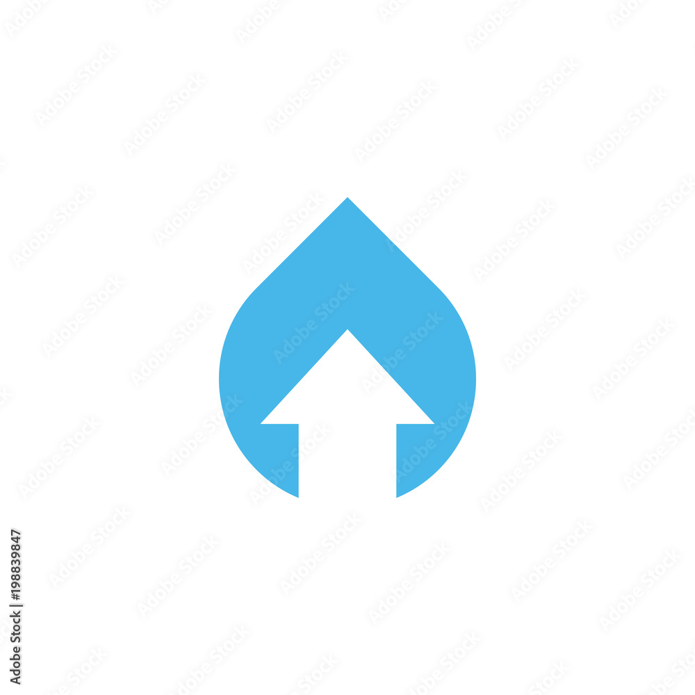 Upload Water Logo Icon Design Upload Water Logo Icon Design
