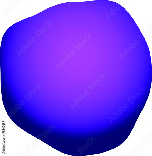 Purple rough circle badge