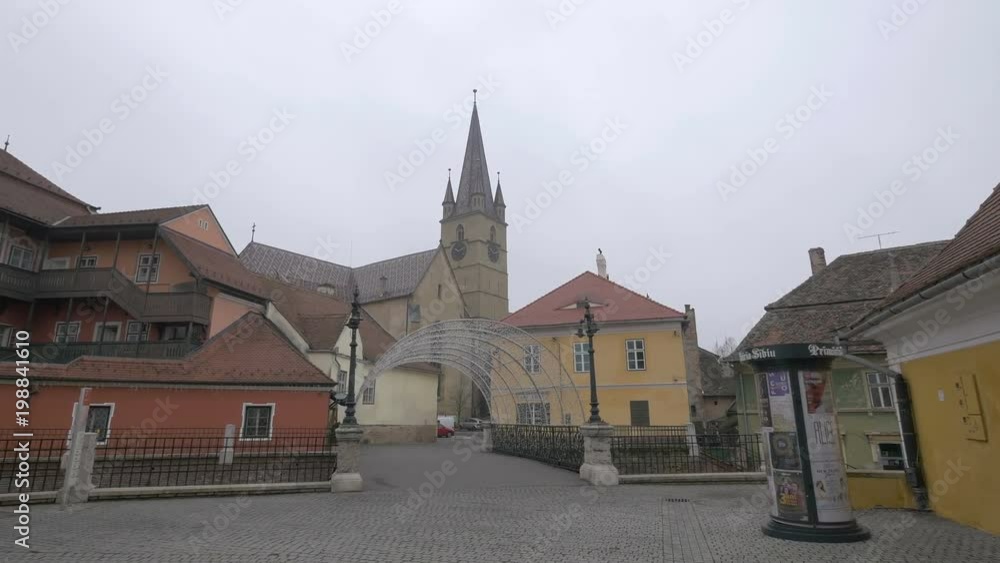 The Bridge of Lies on Christmas time in Sibiu The Bridge of Lies on Christmas time in Sibiu