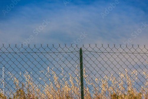 Razor and barbed wire fence © dvoevnore