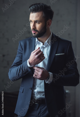 Stylish confident man