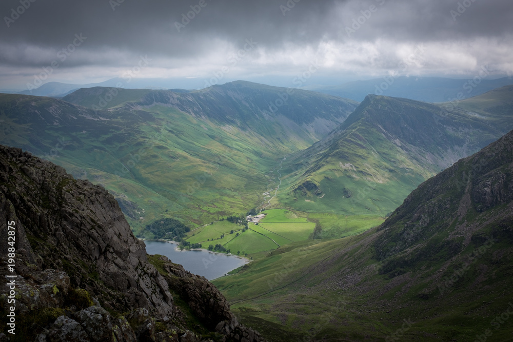 View into Buttermere Valley