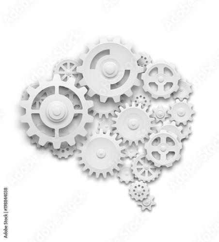 Brain made of gears