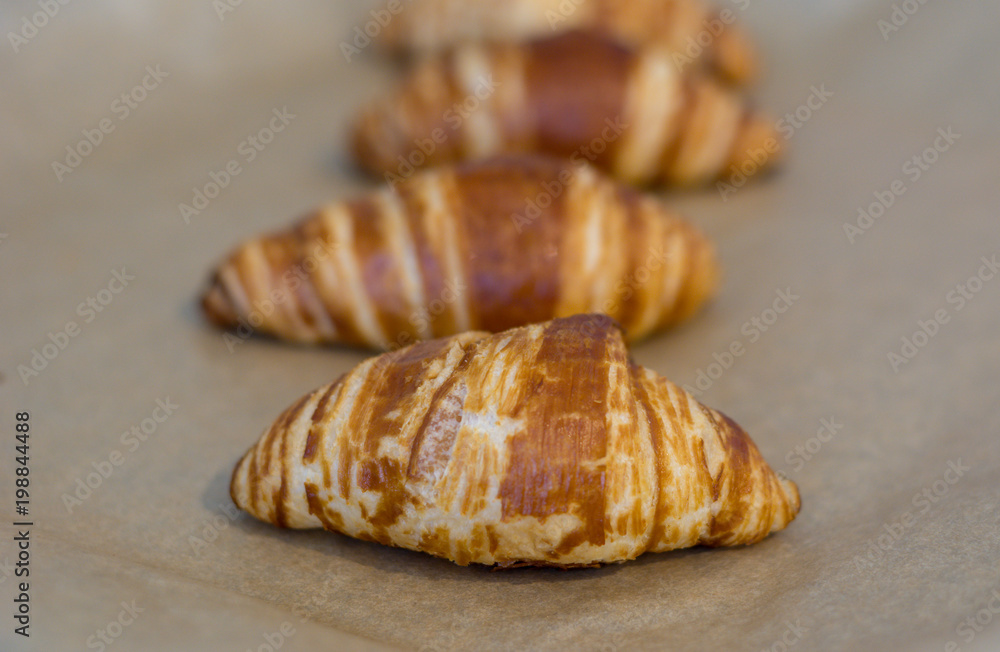 Gebackene Croissant