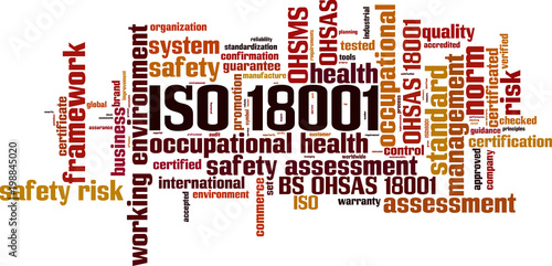 ISO 18001  word cloud
