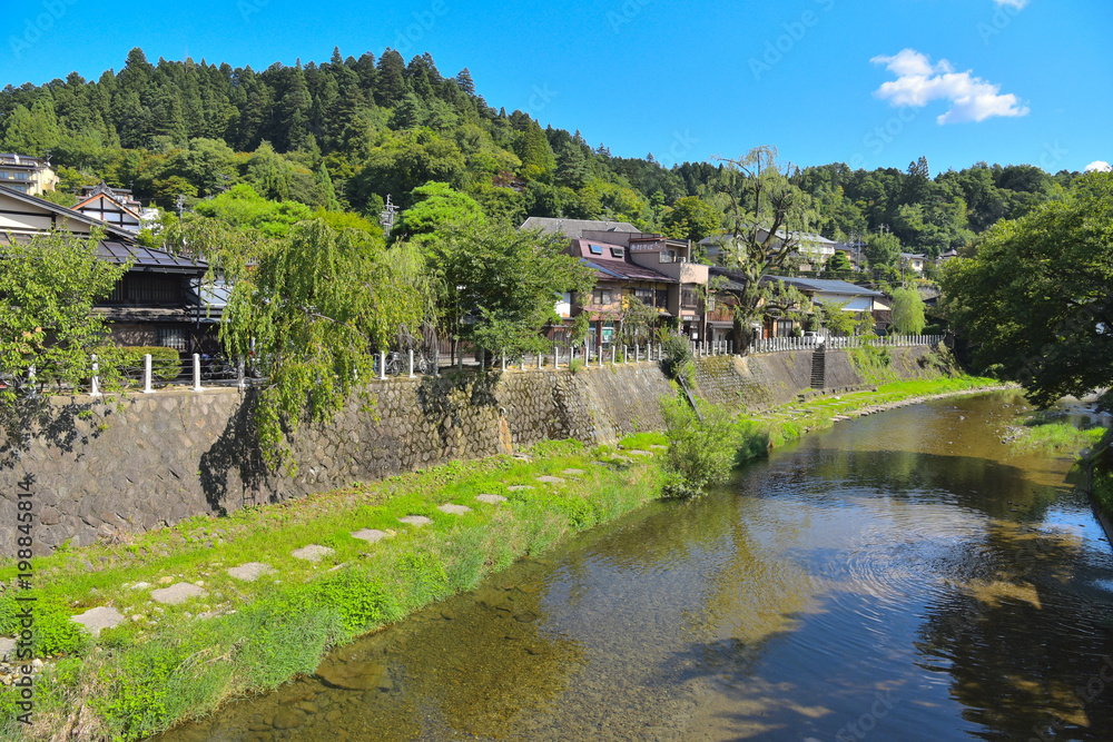 Fototapeta premium 高山の街並み