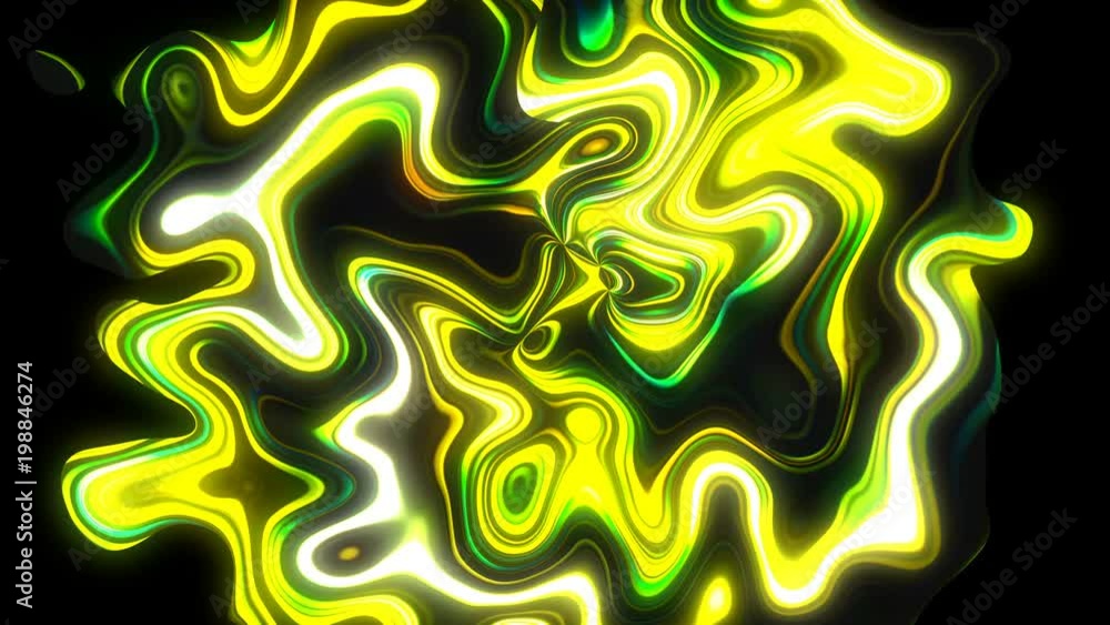 Abstract colorful background with visual wave oil blot on black, 3d rendering computer generating Abstract colorful background with visual wave oil blot on black, 3d rendering computer generating