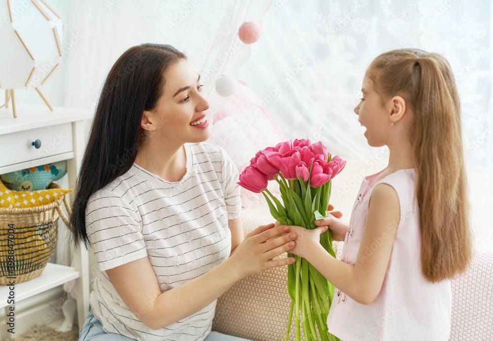 daughter is congratulating mom daughter is congratulating mom