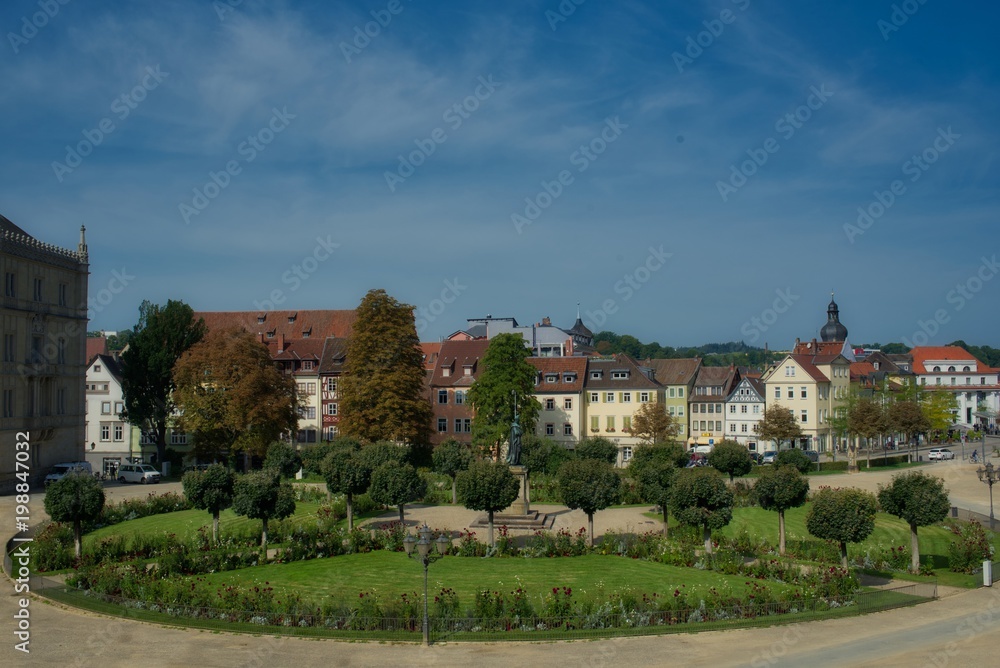 Schlossplatz Altstadt Coburg Oberfranken