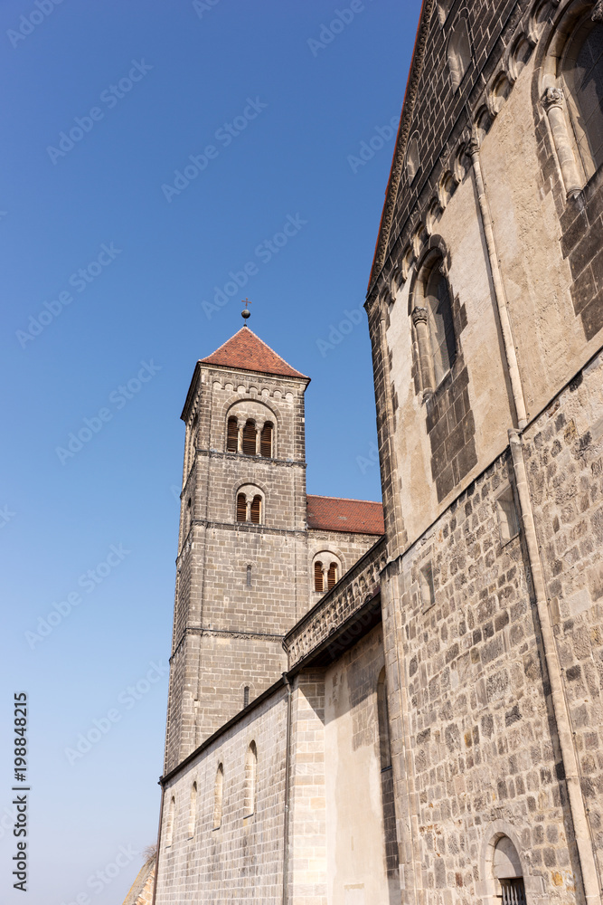 Detail of the Collegiate Church of St. Servatii in Quedlinburg, Germany