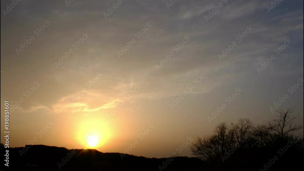 夕暮れのタイムラプス 夕暮れのタイムラプス