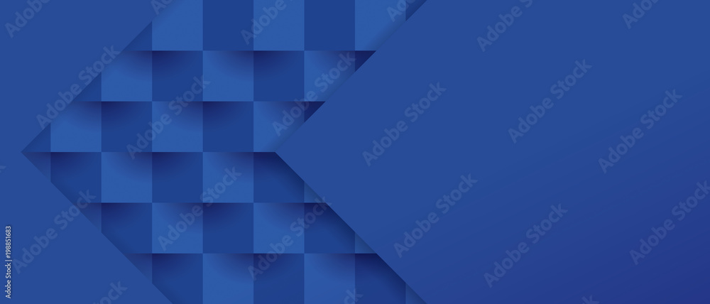 Blue abstract background vector with blank space for text. - obrazy, fototapety, plakaty 