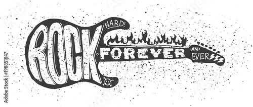 Hard rock guitar