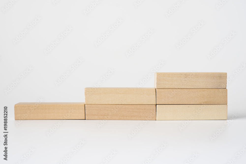 Wood block stacking as step stair. Wood block stacking as step stair.