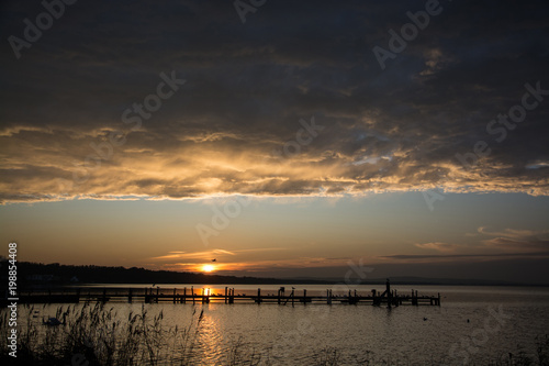 Sonnenuntergang am Steinhuder Meer  Deutschland