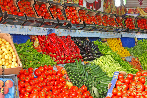 Photography Fresh fruits and begetables taken in Istanbul, Turkey