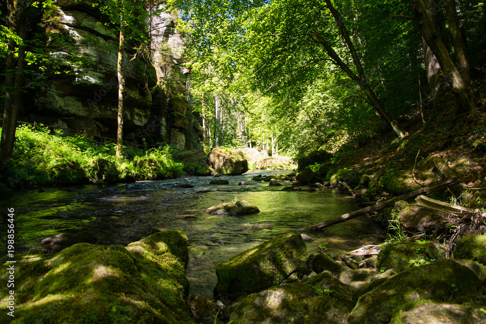 Kammnitzklamm, Böhmen, Tschechien