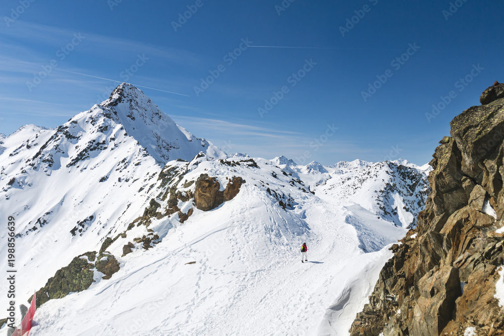 Oetztal Alps in Winter, Austria