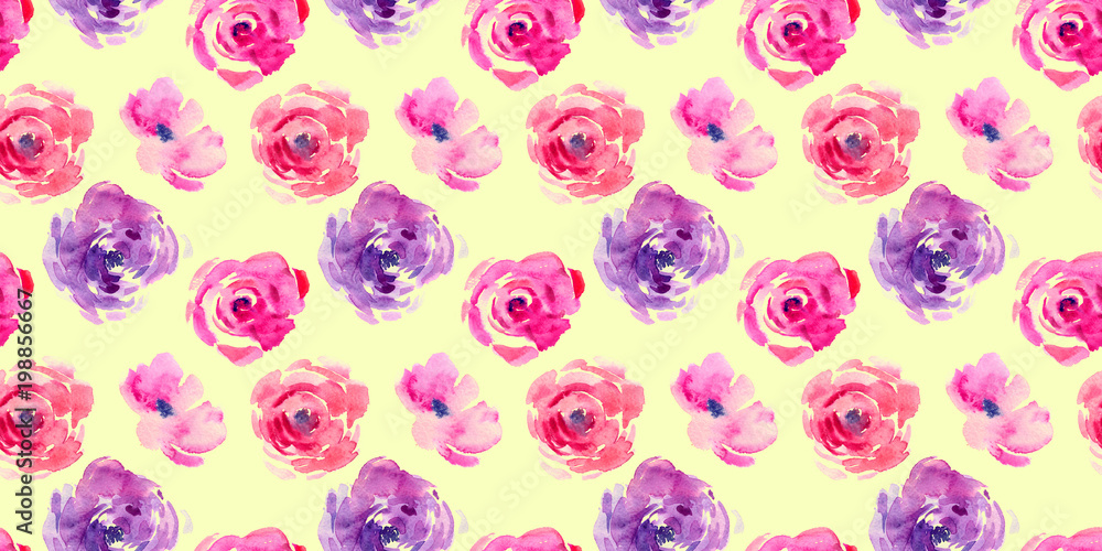 Rose seamless pattern with natural watercolor illustrations of watercolor roses on the paper. Amazing for wedding card, textile, wallpapers, greetings card, web, backgrounds, labels. Rose seamless pattern with natural watercolor illustrations of watercolor roses on the paper. Amazing for wedding card, textile, wallpapers, greetings card, web, backgrounds, labels.