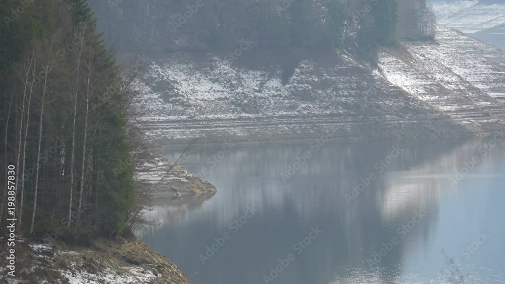 Lake on a winter day Lake on a winter day