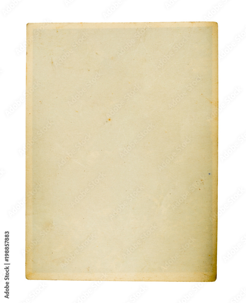 Old paper on white background. Old paper on white background.