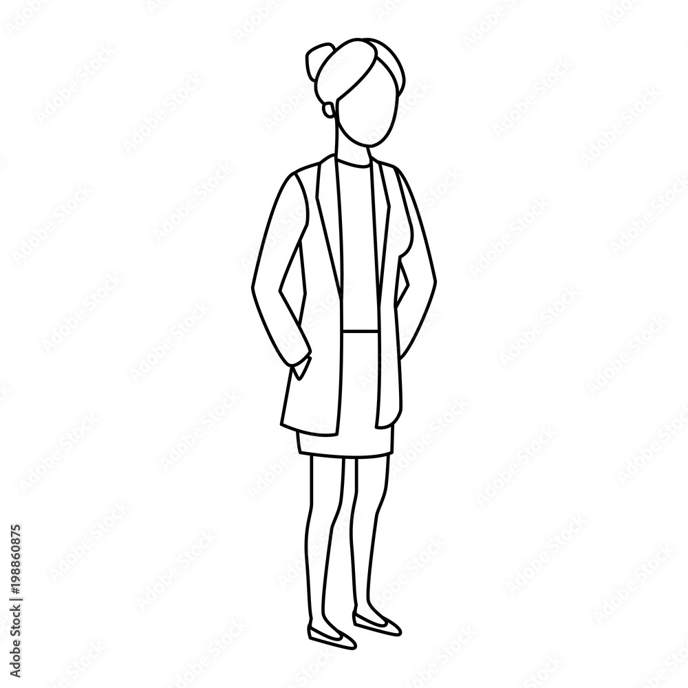 Woman doctor cartoon vector illustration graphic design