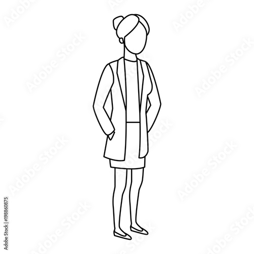 Woman doctor cartoon vector illustration graphic design